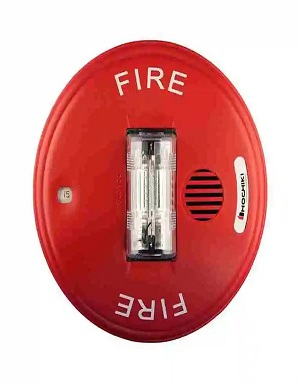 HCC24CR - Horn Strobe 24VDC, Multi Candela, Ceiling Mount, Red-asian-technologies-ltd