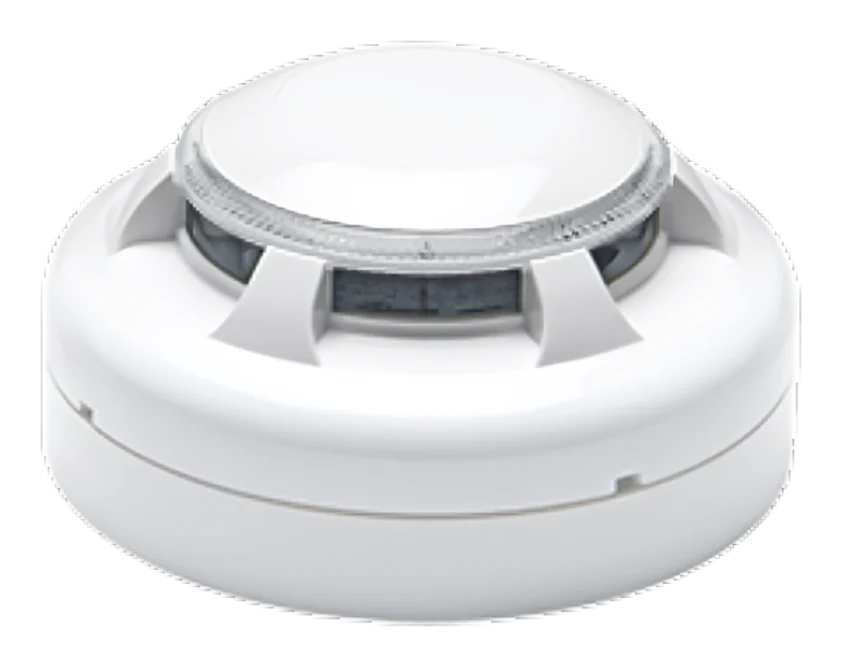 dual optical detector and heat detector