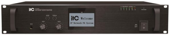 ITC T-7701, IP Network Audio Adapter, Rack Mount Audio Terminal, PA System Audio Adapter, EMC Audio Interface, IP Audio Bangladesh, Asian Technologies Ltd