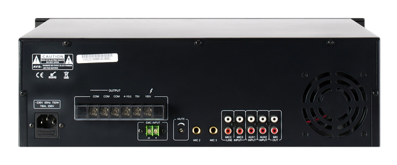 “ITC T-550H Mixer Amplifier Front Panel” “PA System Amplifier by ITC – T-550H Model” “Asian Technologies Ltd Sound Equipment Bangladesh”