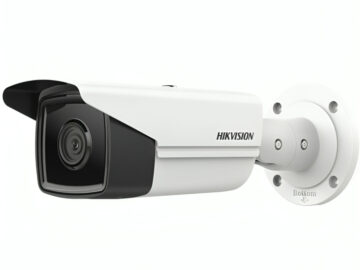 Hikvision 4 MP AcuSense Bullet Camera DS-2CD2T43G2-2I installed outdoors