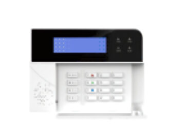 DK809 alarm system keypad used for secure zone programming