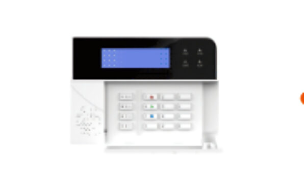 DK809 alarm system keypad used for secure zone programming