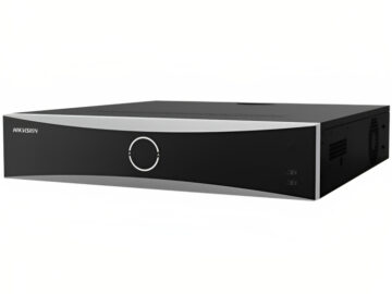Hikvision DS-7732NI-K4 32-channel 4K NVR installed in control room
